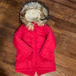 Girls Crewcuts parka jacket in size 4-5.  In excellent condition
